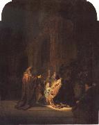 REMBRANDT Harmenszoon van Rijn The Presentation of Jesus in the Temple France oil painting artist
